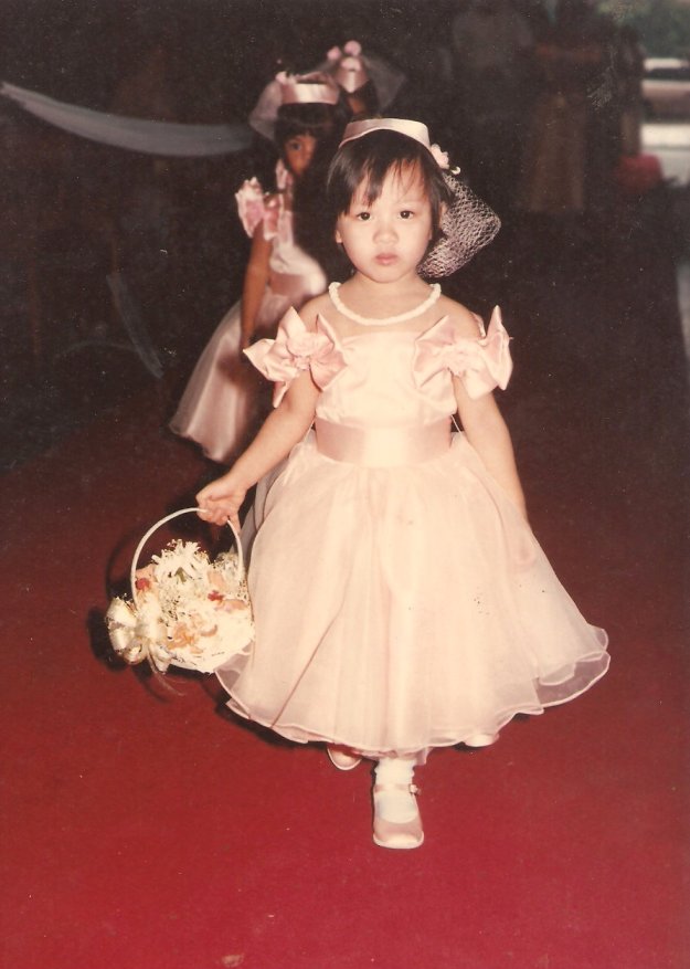 Bian at Tata Villavert & Claude Corpuz's wedding, May 28, 1988